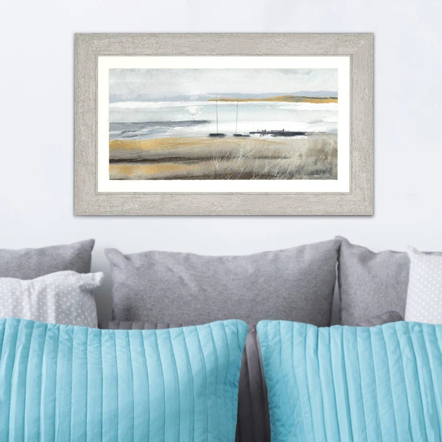 Canvas Framed Print - Golden Surf - Lulu Loves Home - Posters, Prints, & Visual Artwork