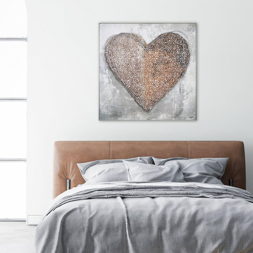 Canvas Framed Print - Heartbeat - Lulu Loves Home - Posters, Prints, & Visual Artwork
