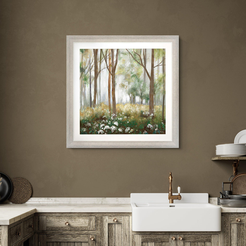 Canvas Framed Print - Misted Woods - Lulu Loves Home - Posters, Prints, & Visual Artwork