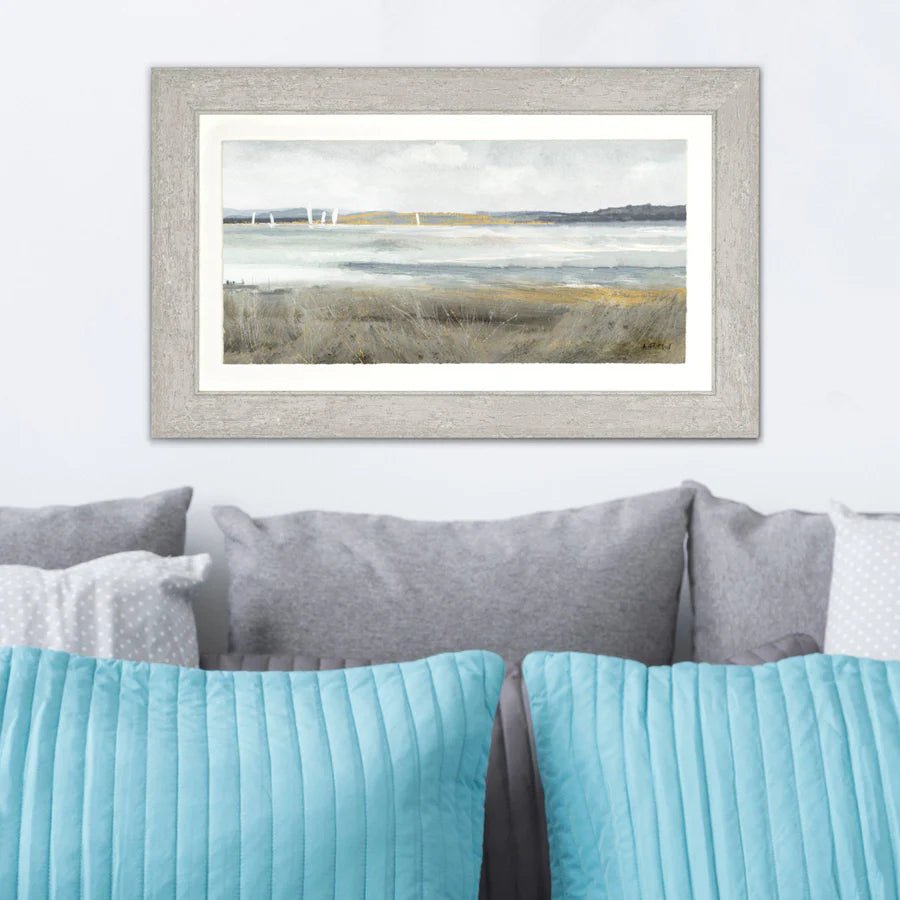 Canvas Framed Print - Ocean Shimmer - Lulu Loves Home - Posters, Prints, & Visual Artwork