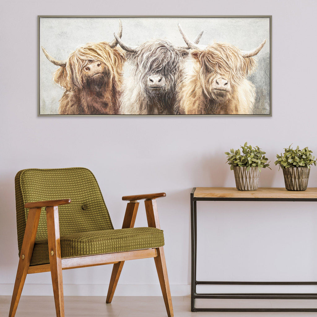 Canvas Framed Print - Three of a Kind - Lulu Loves Home - Posters, Prints, & Visual Artwork