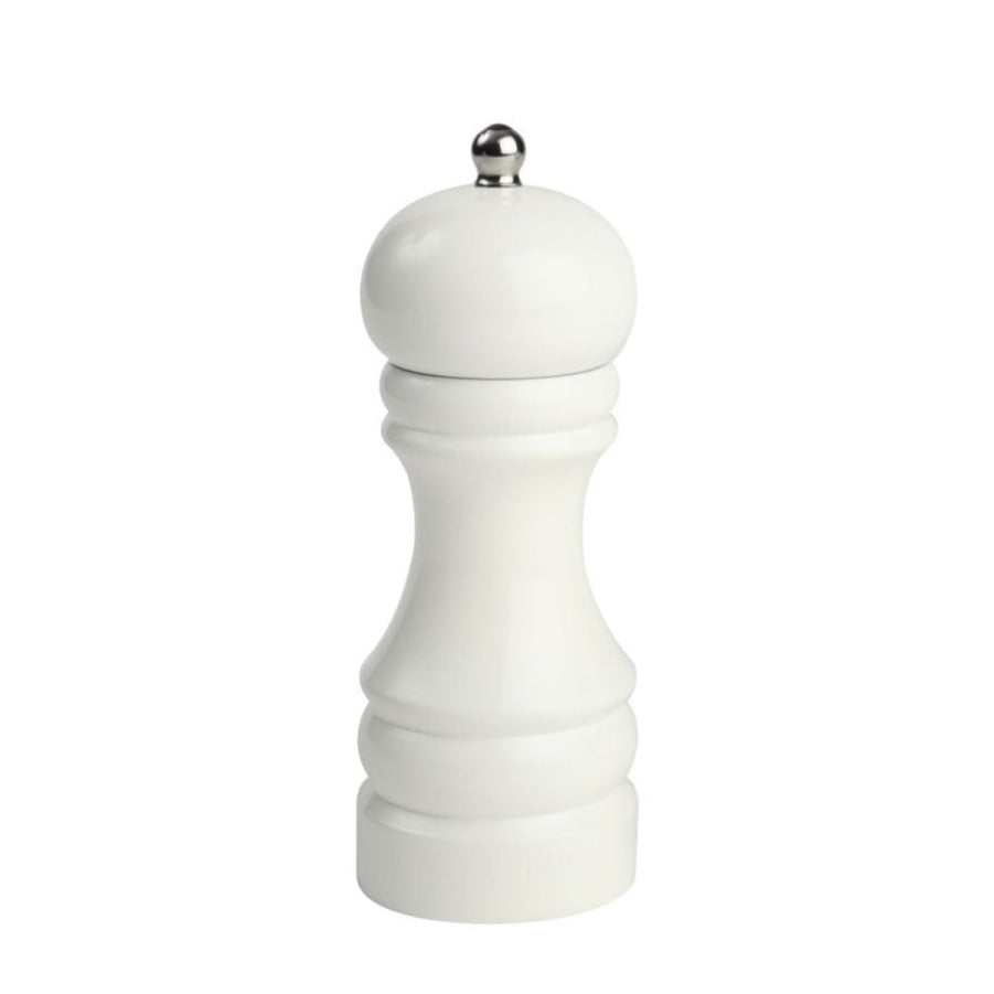 White Wooden Capstan Pepper Mill - Lulu Loves Home - Kitchen & Dining