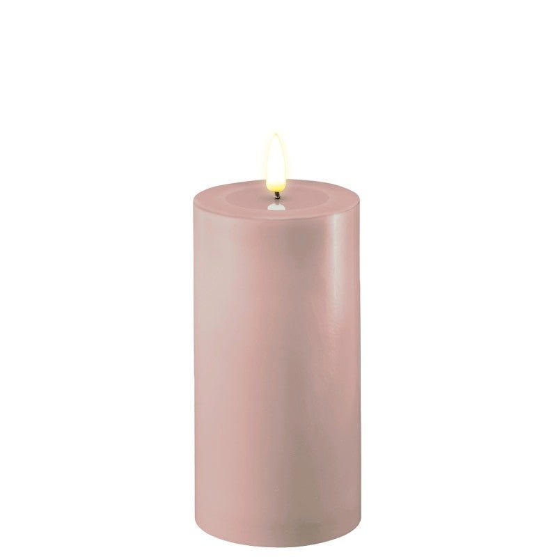 Deluxe Homeart Rose Standard LED Light Up Pillar Candle - Lulu Loves Home - Candles - LED