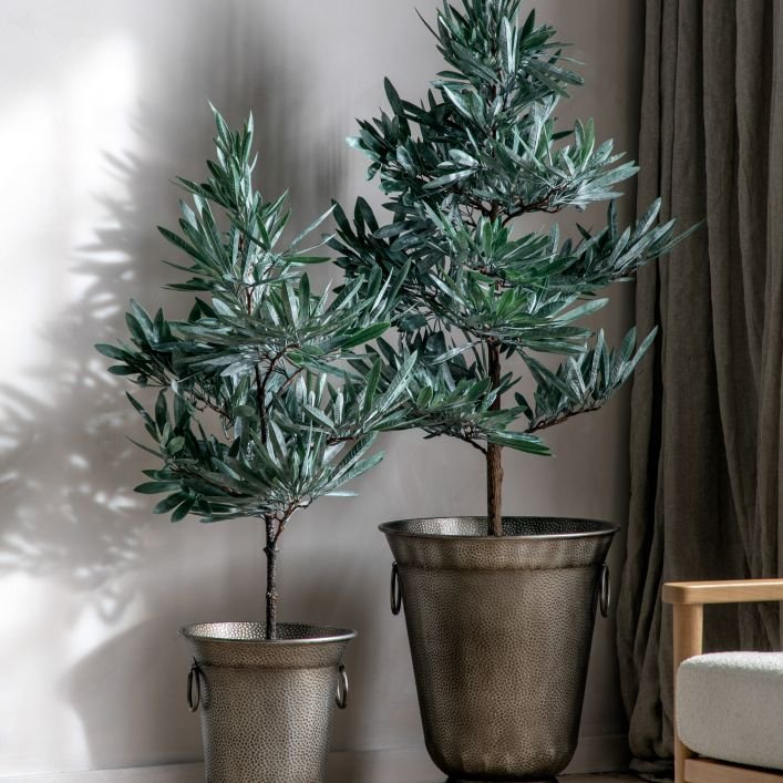Potted Dusky Green Eucalyptus Tree - Lulu Loves Home - Faux Plants & Flowers