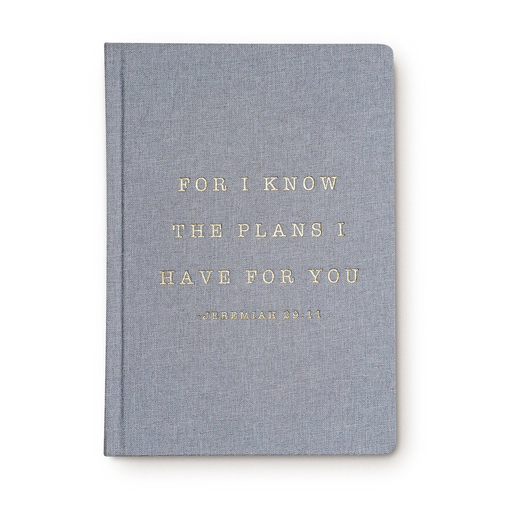 For I Know The Plans Fabric Journal - Lulu Loves Home - 