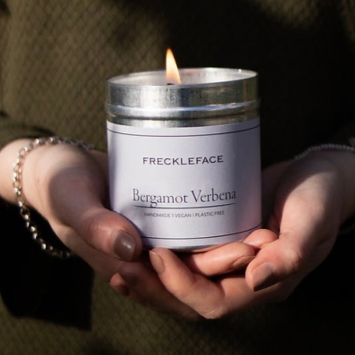 Freckleface Bergamot And Verbena Tin Candle - Lulu Loves Home - Candles - Fragranced