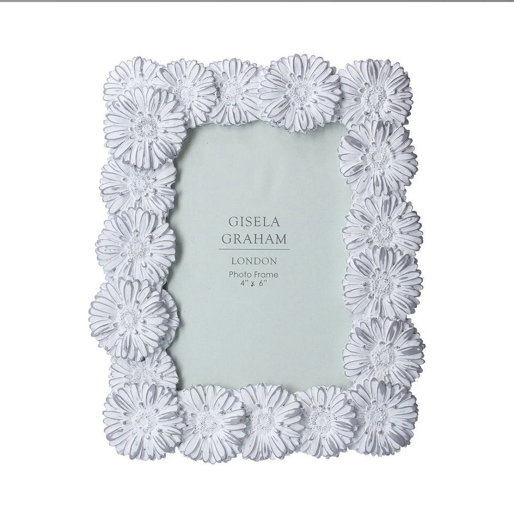 Grey Wash Daisy Picture Frame - Lulu Loves Home - Photo Frames