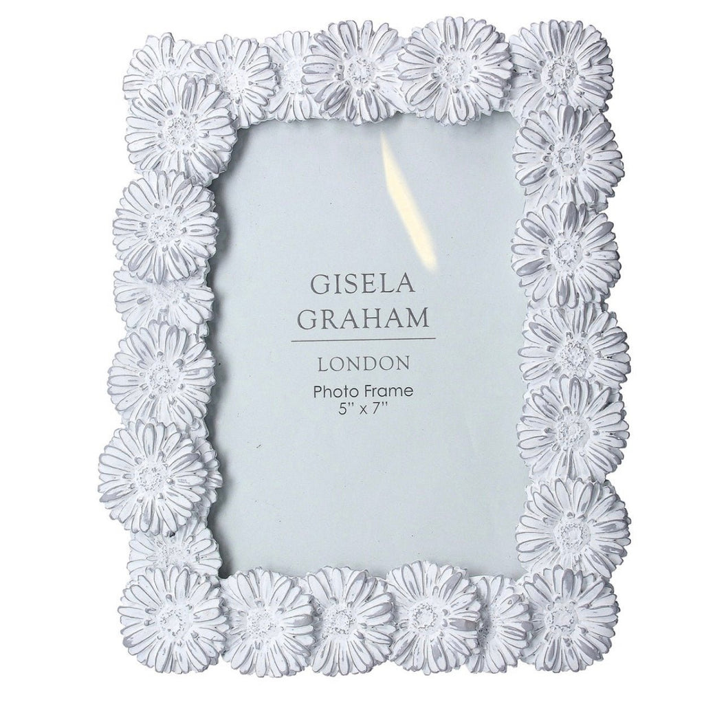 Grey Wash Daisy Picture Frame - Lulu Loves Home - Photo Frames