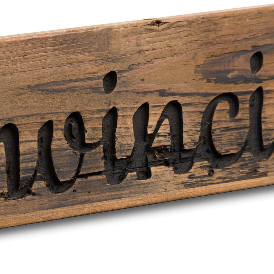 Hanging Rustic Wooden Sign “Ginvincible” - Lulu Loves Home - Home Decor