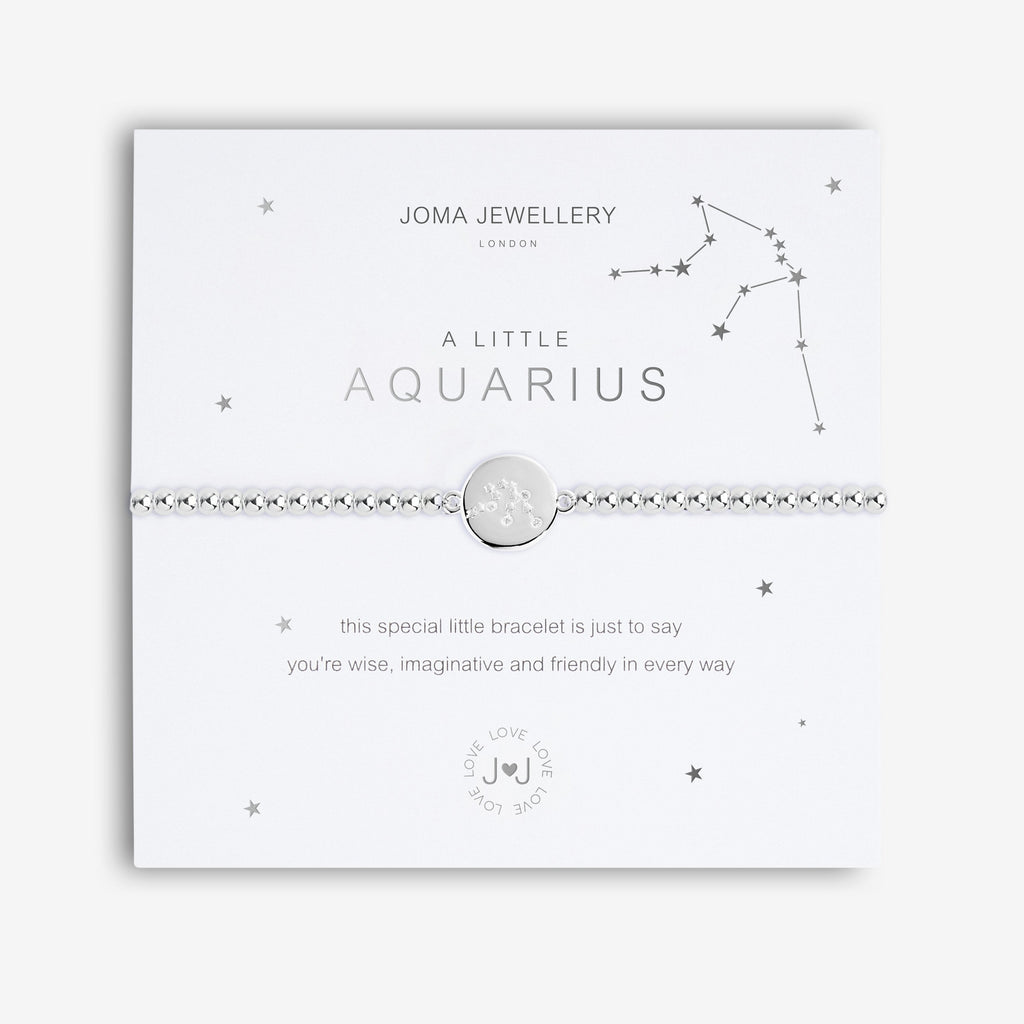 Joma Jewellery - A Little Bracelet Star Sign Aquarius - Lulu Loves Home - Jewellery