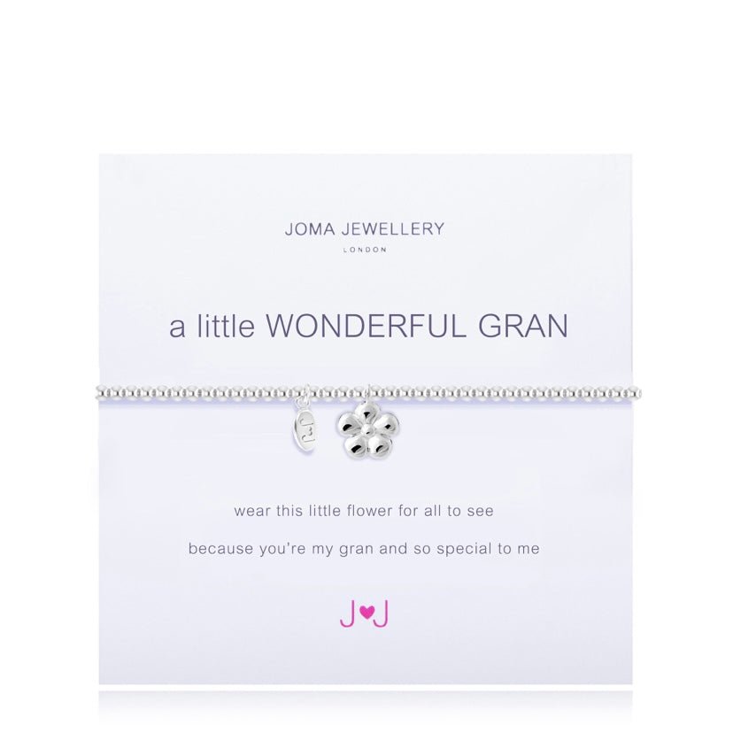 Joma Jewellery, A Little Bracelet - Wonderful Gran - Lulu Loves Home - Jewellery