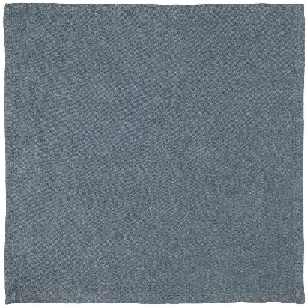 Mynte Linen And Cotton Napkin - Cornflower Blue - Set Of Two - Lulu Loves Home - Soft Furnishings