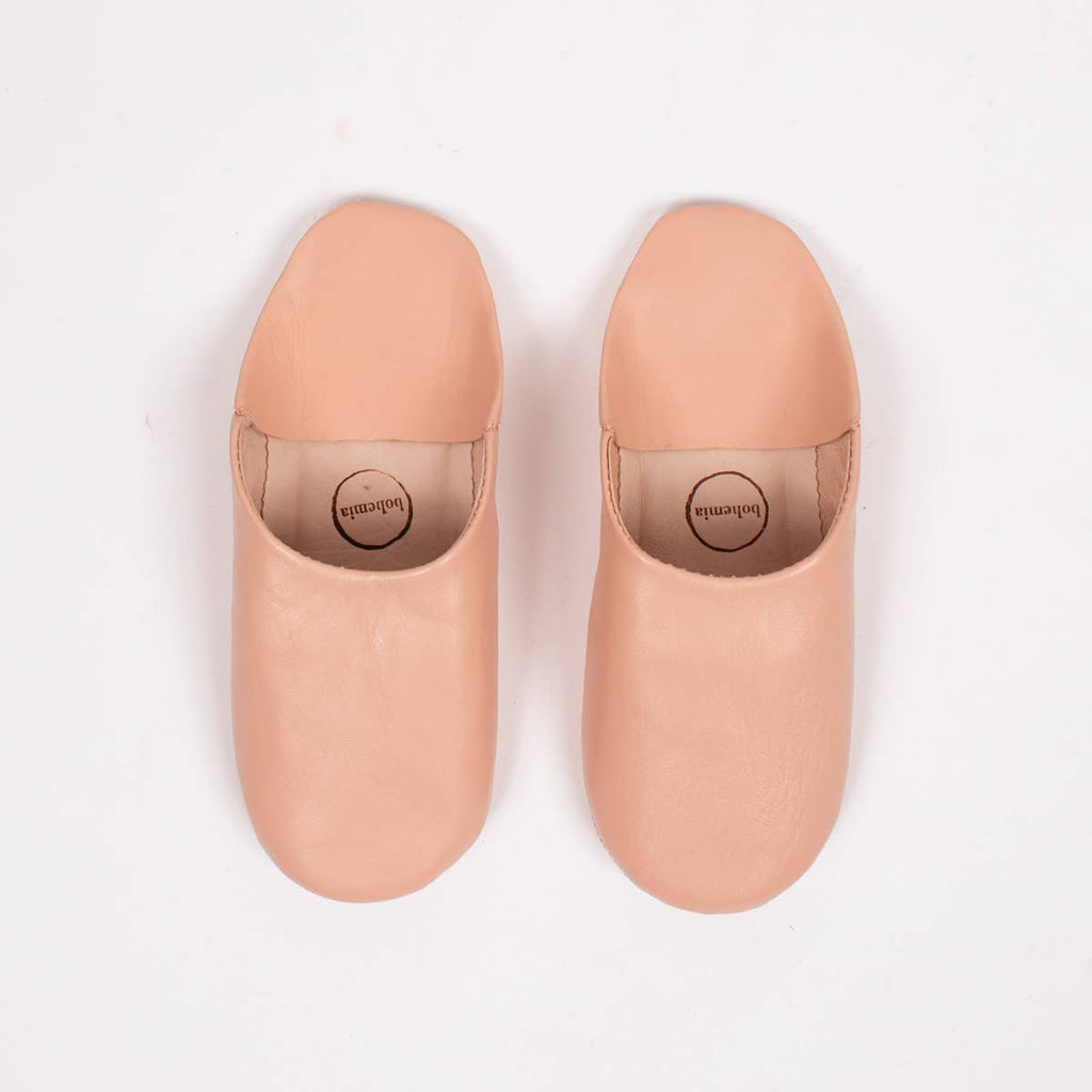 Moroccan Babouche Basic Slippers - Ballet Pink - Lulu Loves Home - Accessories - Slippers