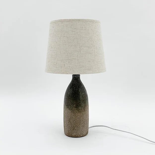 Natural Ceramic Table Lamp And Shade - Lulu Loves Home - Lamps & Lighting