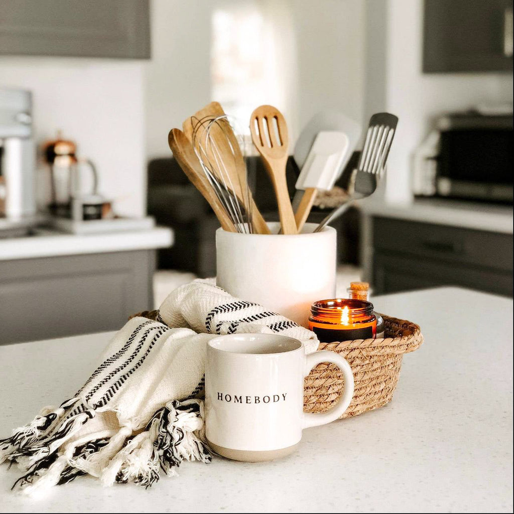 Cream Glazed Ceramic Mug - Homebody - Lulu Loves Home - Kitchen & Dining