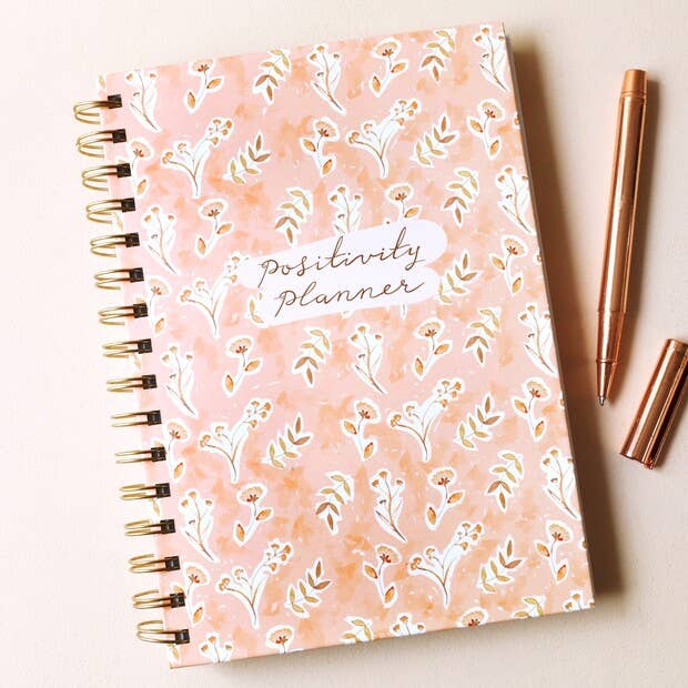 Pink Floral Positivity Planner - Lulu Loves Home - Gifts