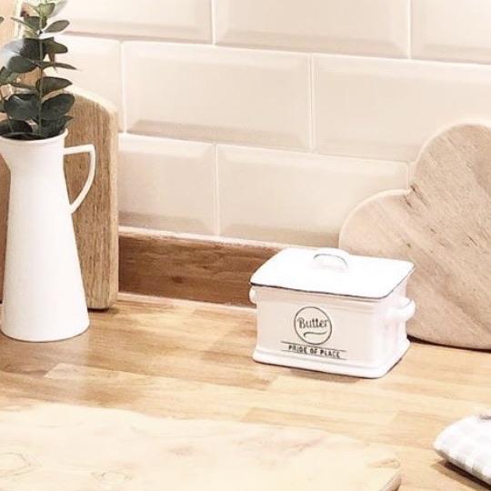 Pride Of Place Butter Dish White - Lulu Loves Home - Kitchen & Dining