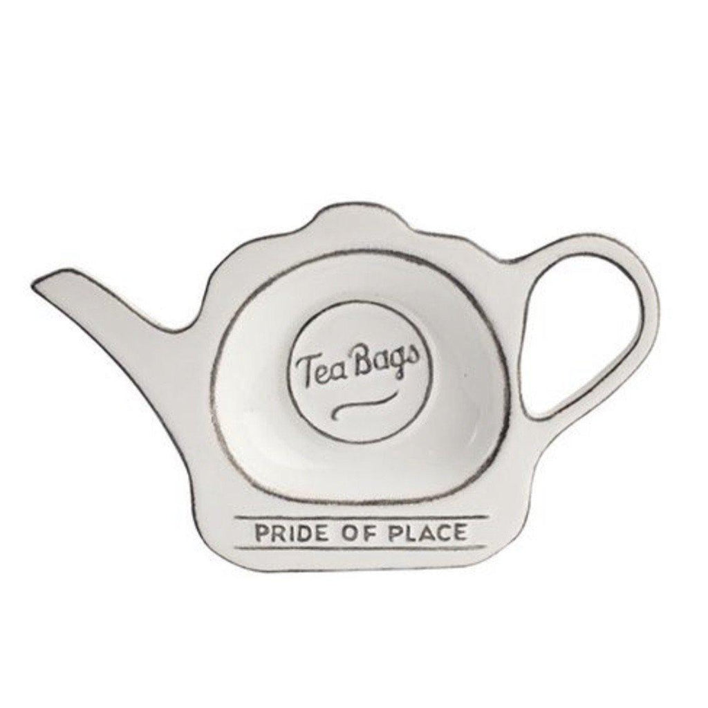 Pride Of Place Tea Bag Tidy White - Lulu Loves Home - Kitchen & Dining