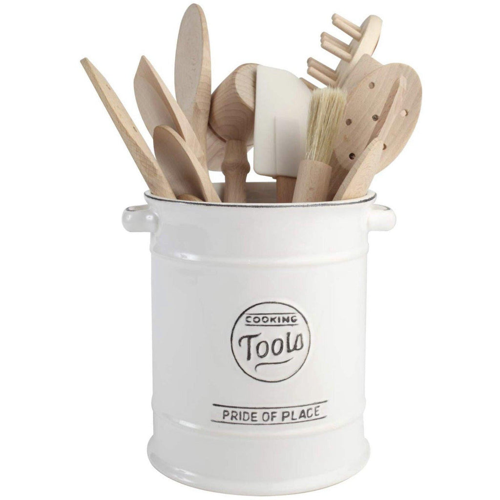 Pride Of Place Tools Jar White - Lulu Loves Home - Kitchen & Dining