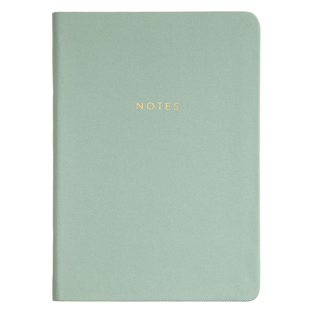 Sage Green "Notes" A5 Journal Notebook - Lulu Loves Home - Gifts