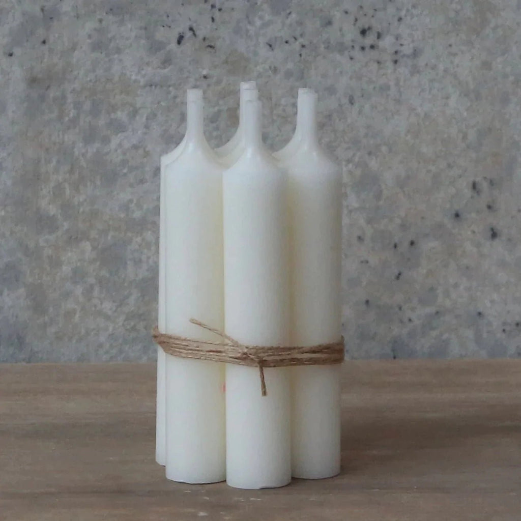 Short Nordic Wax Dinner Candles - Ivory Cream - Lulu Loves Home - Candles - Dinner