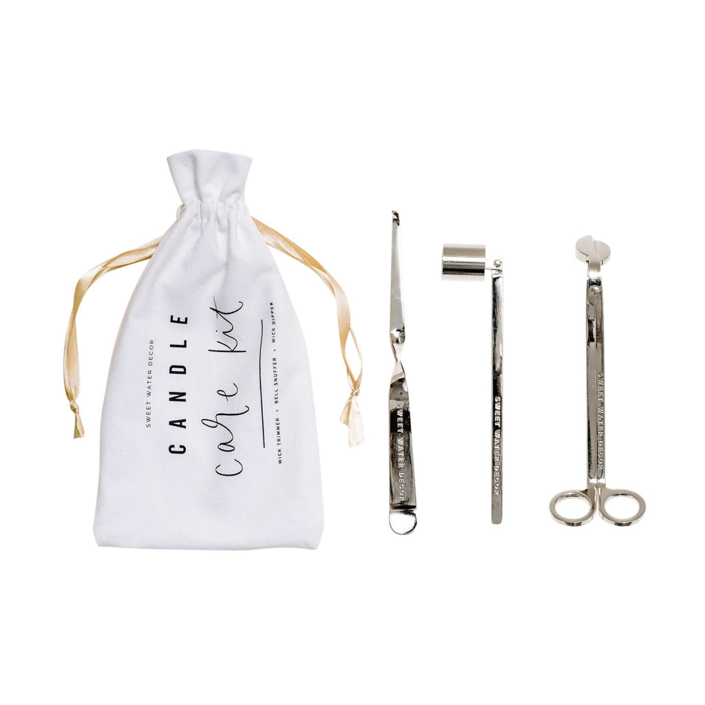 Metal Candle Care Kit -Silver - Lulu Loves Home - Candle