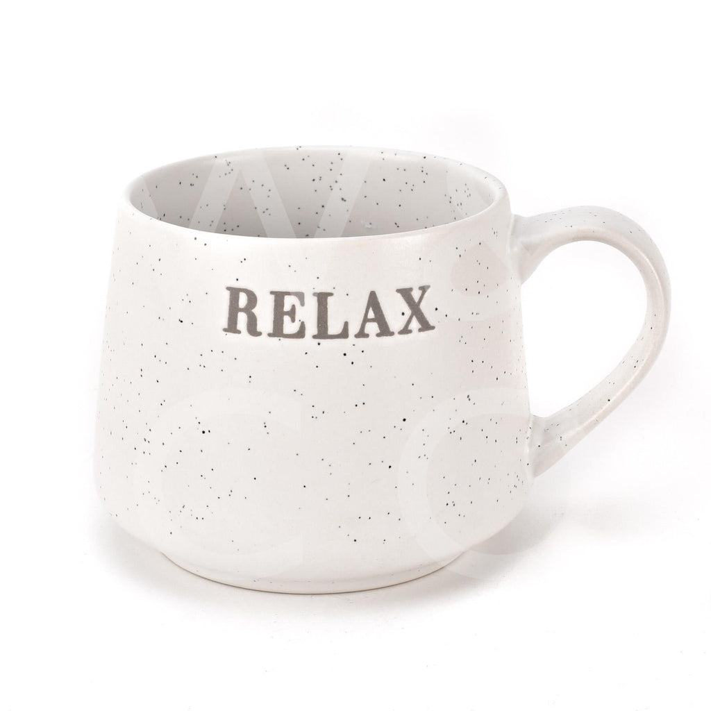 Stoneware Breakfast Cup - Mug "Relax" - Lulu Loves Home - Kitchen & Dining