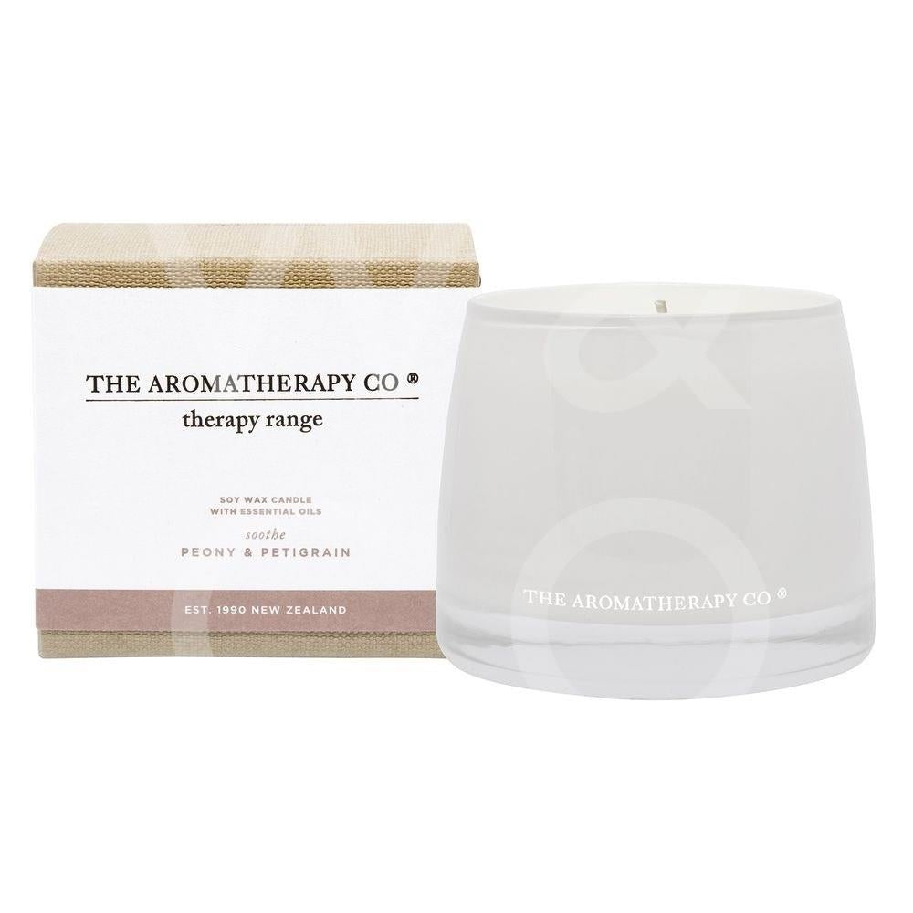 The Aromatherapy Candle Company - Soothe - Petigrain & Peony - Lulu Loves Home - Candles - Fragrance