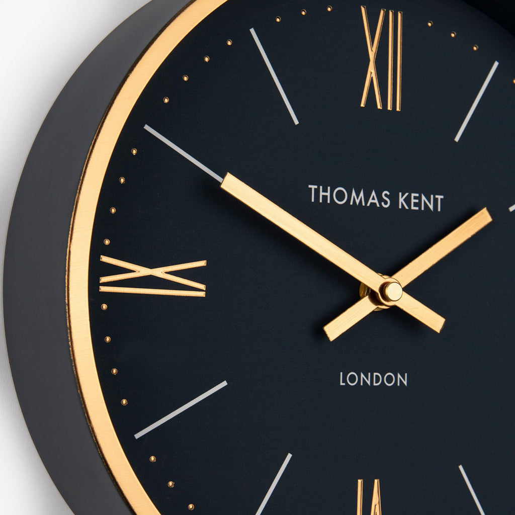 Thomas Kent 10'' Hampton Wall Clock Navy - Lulu Loves Home - Clocks