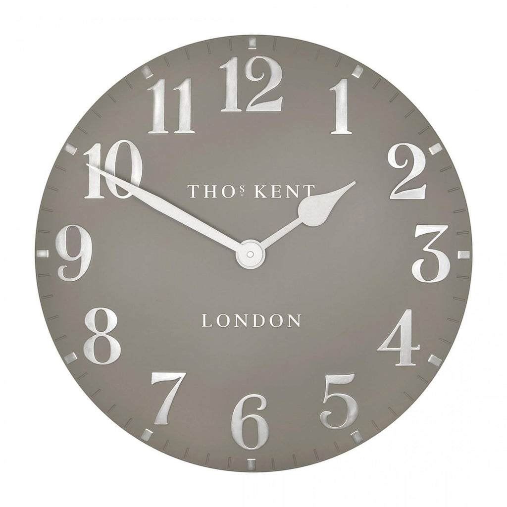 Thomas Kent 20" Arabic Wall Clock Cool Mink - Lulu Loves Home - Clocks