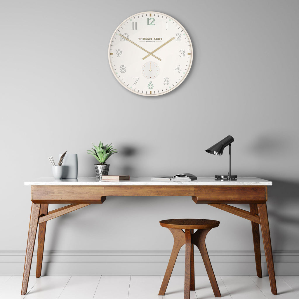 Thomas Kent 21'' Architect Wall Clock Mint - Lulu Loves Home - Clocks
