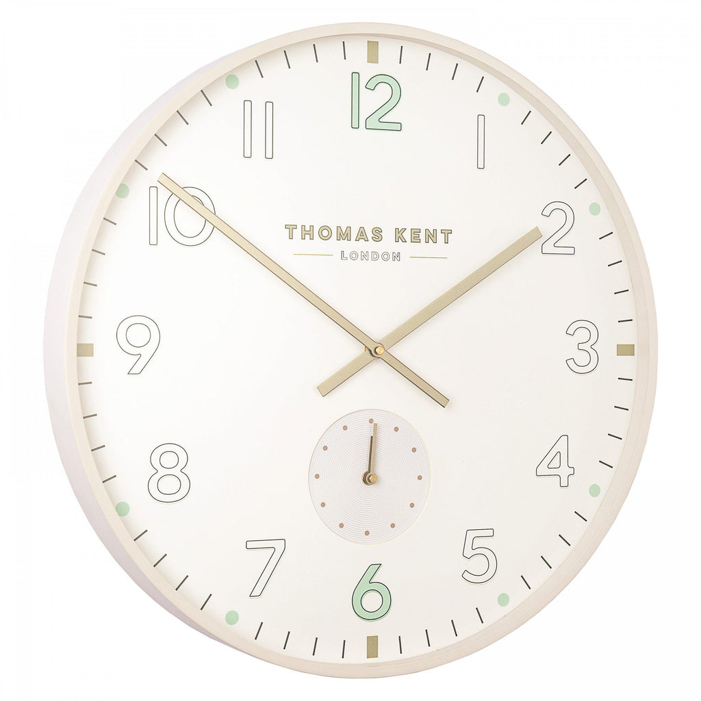 Thomas Kent 21'' Architect Wall Clock Mint - Lulu Loves Home - Clocks