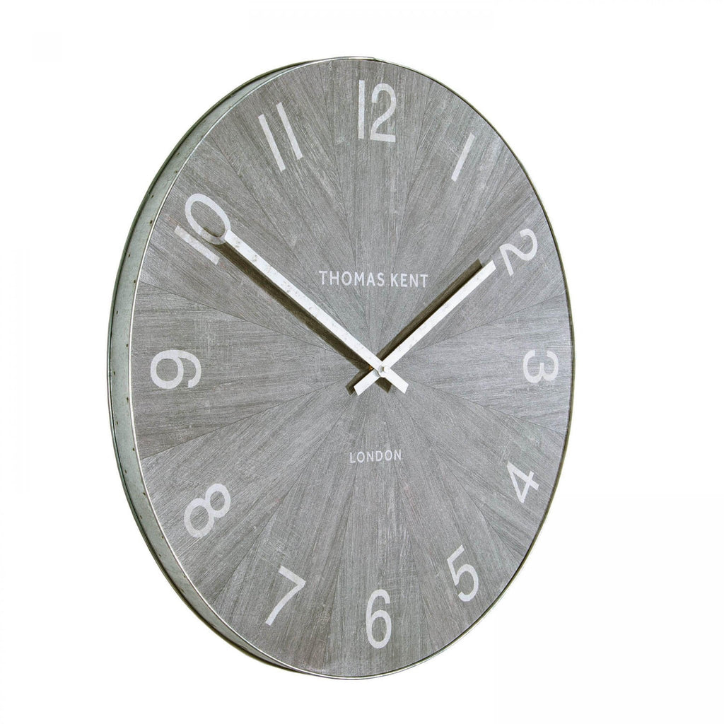 Thomas Kent 22" Wharf Wall Clock Limestone - Lulu Loves Home - Clocks