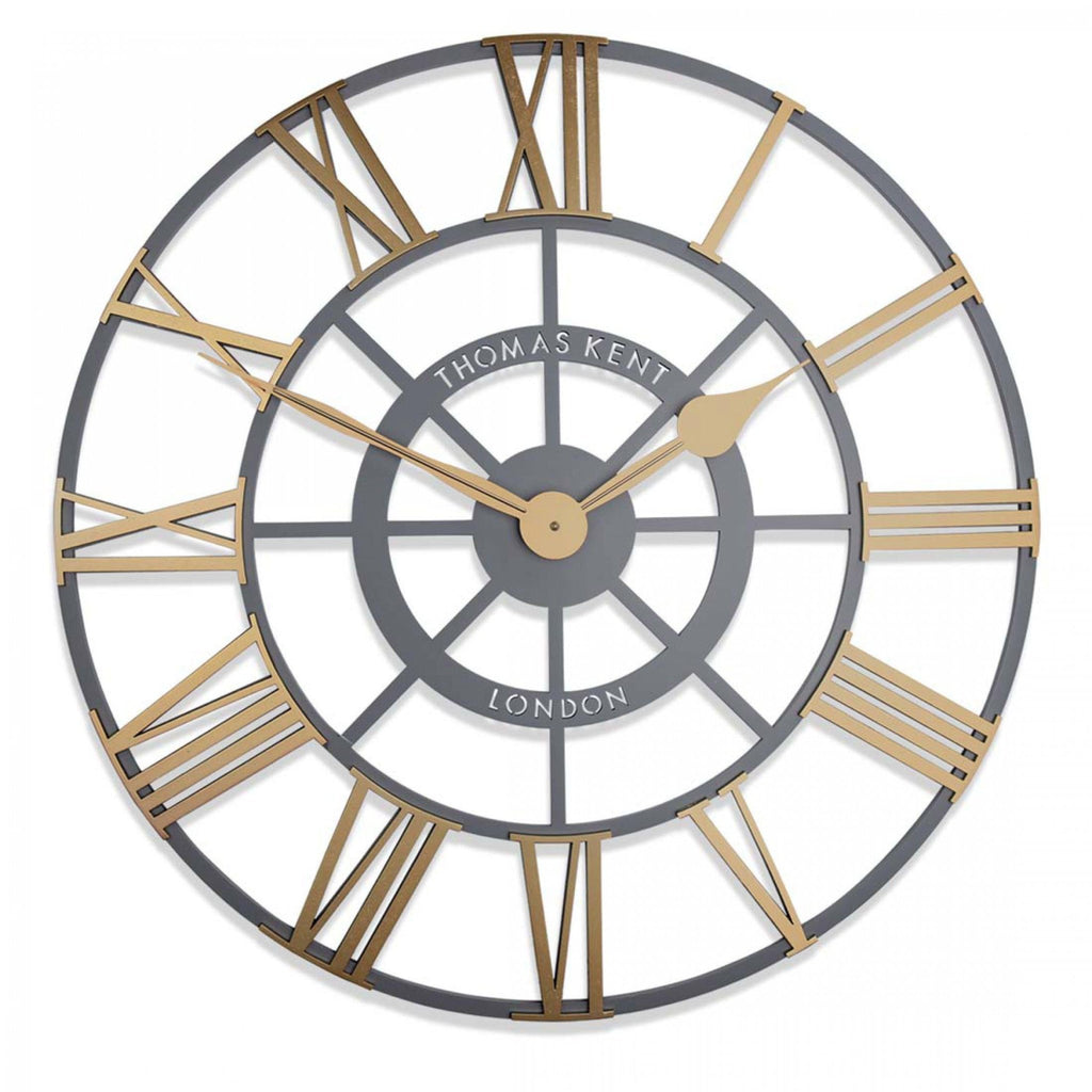 Thomas Kent 24" Evening Star Grand Clock Brass - Lulu Loves Home - Clocks