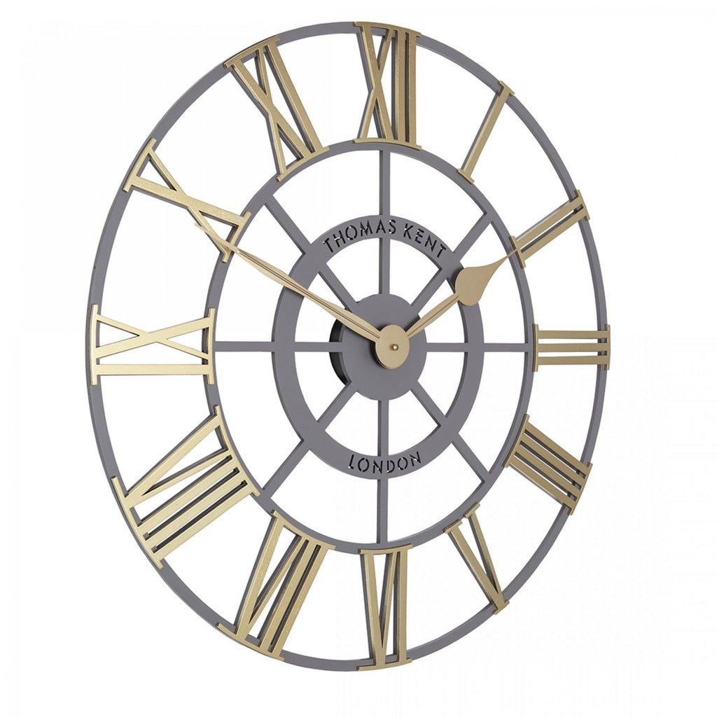 Thomas Kent 24" Evening Star Grand Clock Brass - Lulu Loves Home - Clocks