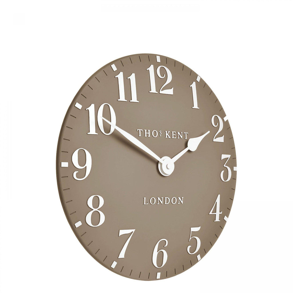 Discontinued - Thomas Kent 12” Arabic Wall Clock Colour Clay - Lulu Loves Home - Clocks