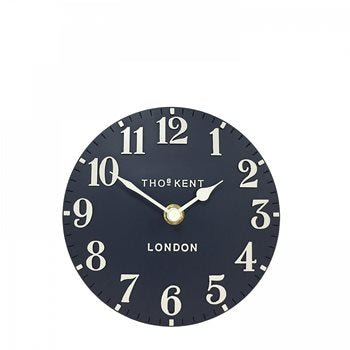 Thomas Kent 6" Arabic Mantle Clock Colour Ink - Lulu Loves Home - Clocks
