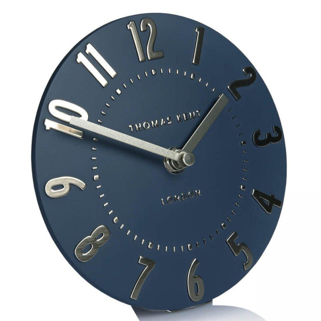 Thomas Kent 6" Mulberry Mantle Clock Colour Midnight Blue - Lulu Loves Home - Clocks