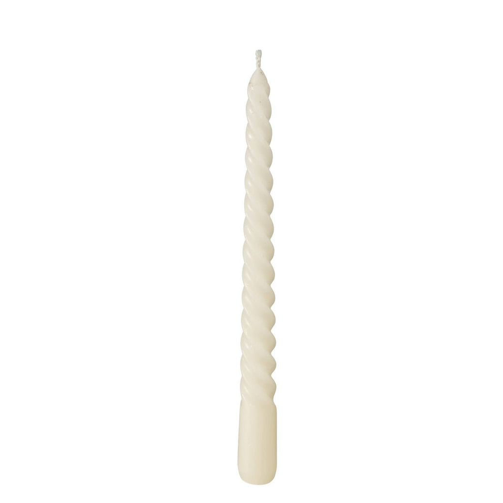 Twist Taper Candle - Cream - Lulu Loves Home - Candles - Taper